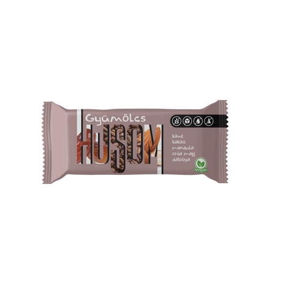 GYÜMÖLCSHUSOM natúr gyümölcsszelet KÁVÉ 25g